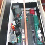 Contrôle mécanique à bord d'un bateau équipé de Volvo Penta